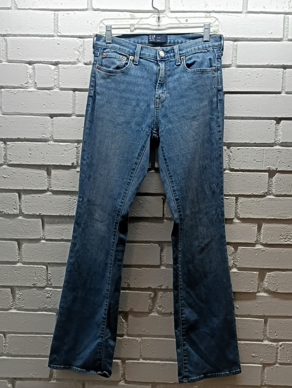GAP Women's Mid Blue Flare Jeans